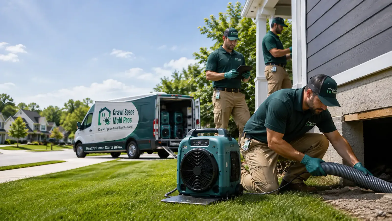Crawl Space Mold Removal in Hammond, WI